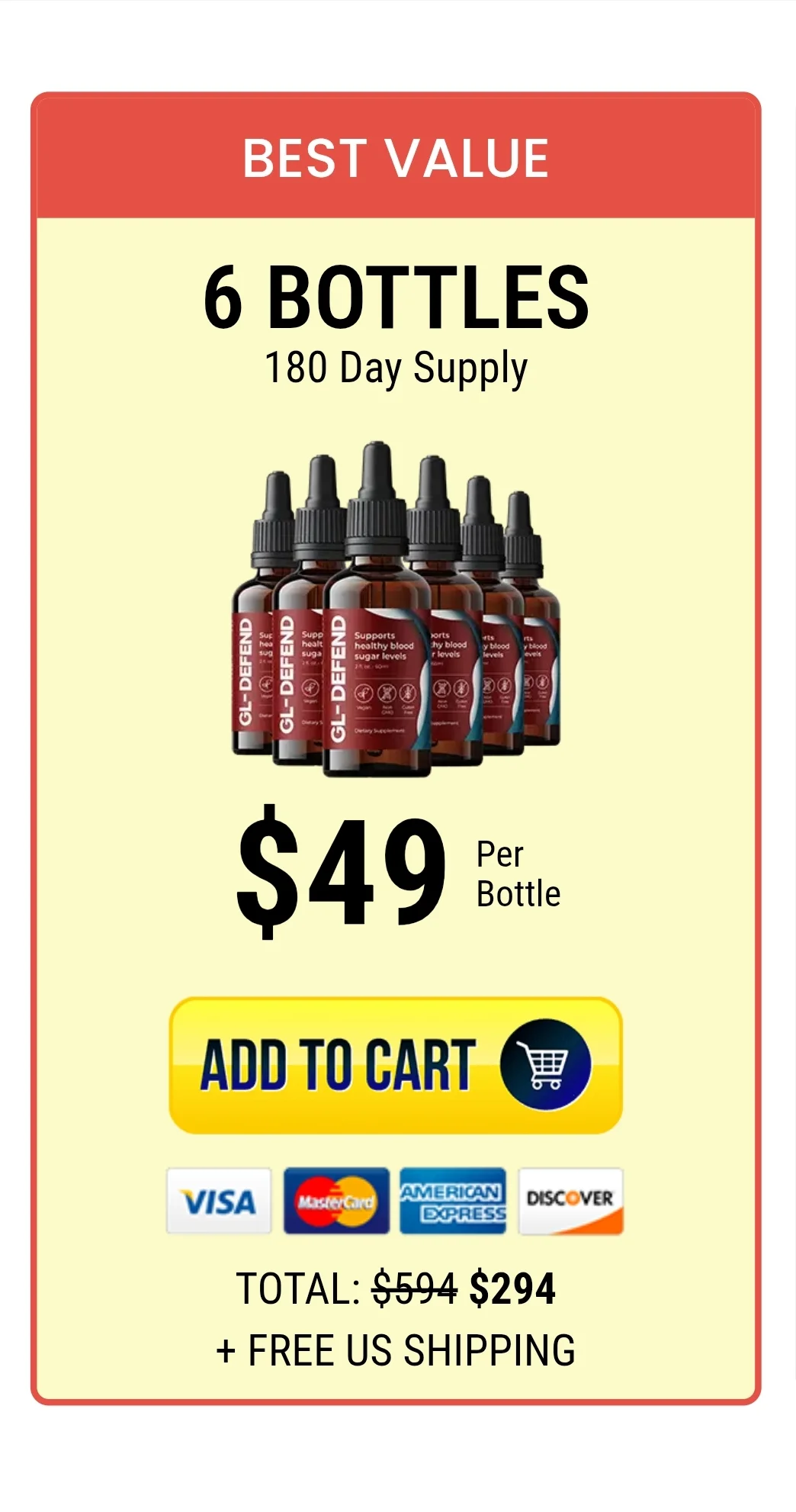 GL-Defend™ 6 bottles pricing